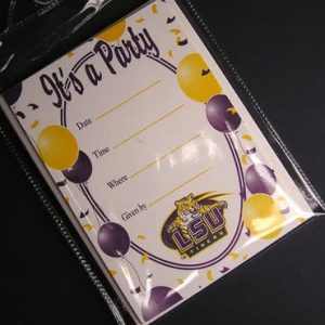 LSU Party Invitations