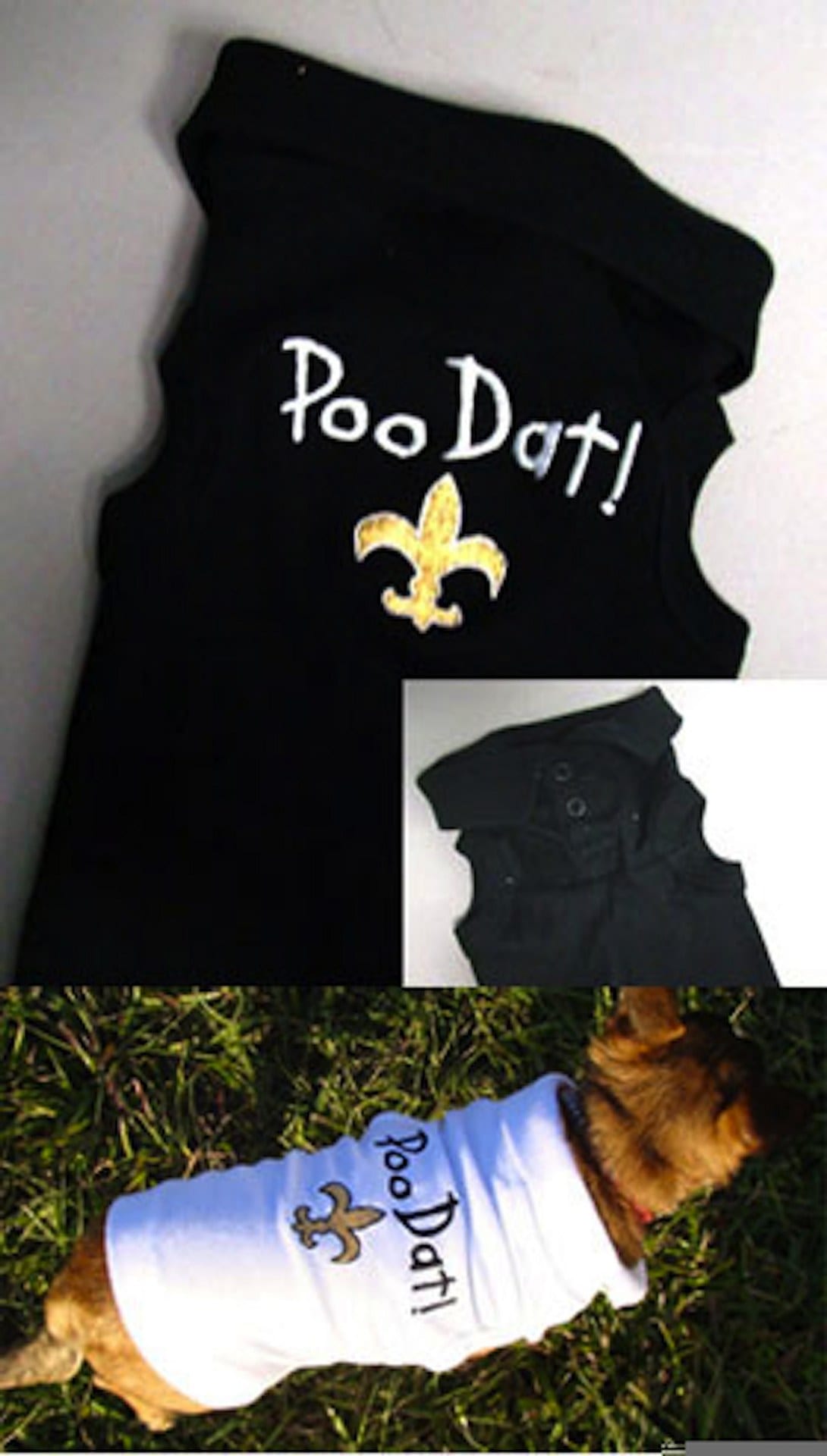 POO DAT Emb puppy Polo Black 21606