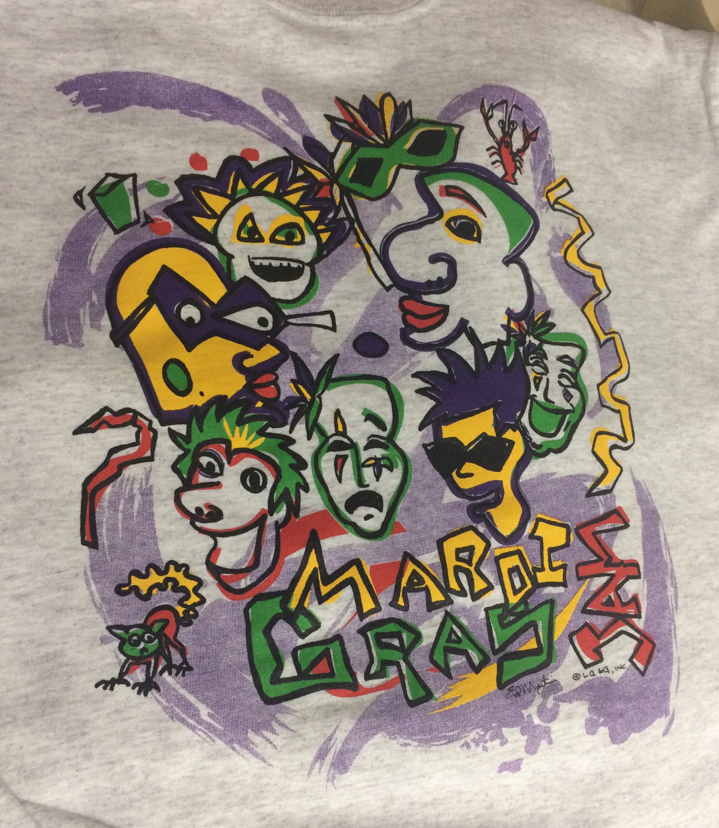MG Ash Picasso YOUTH tee – Louisiana Gifts & Gallery, INC
