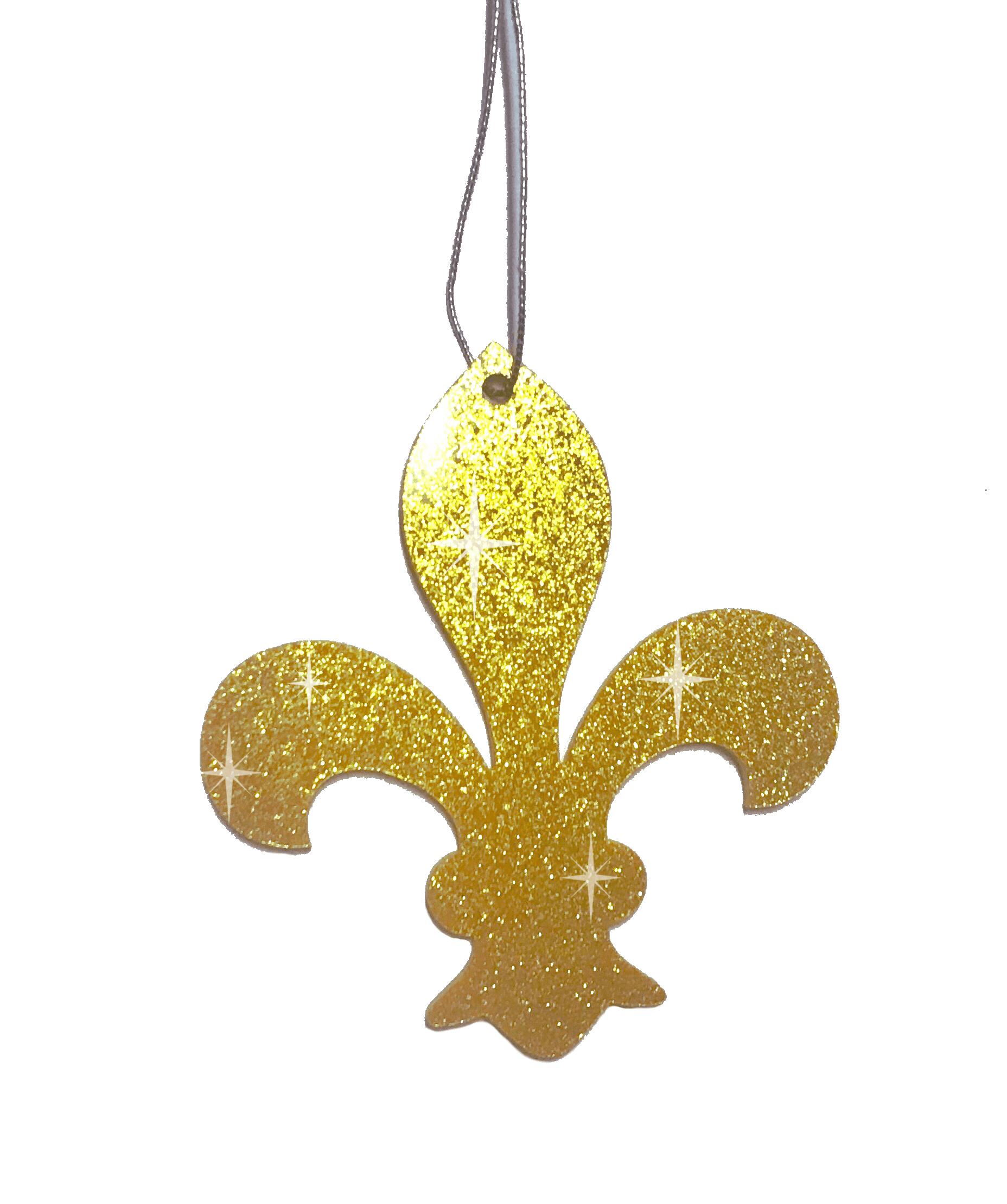 gold glitter fleur de lis ornament louisiana gifts gallery inc
