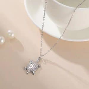 Silver Turtle Necklace