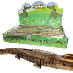 16” Wooden Wiggle Gator