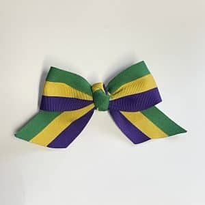 PGG Mardi Gras Grosgrain Bow