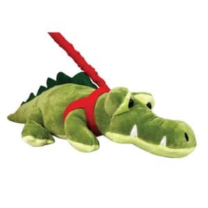 Plush Alligator on Leash