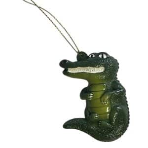 Sitting Smiling Gator Ornament