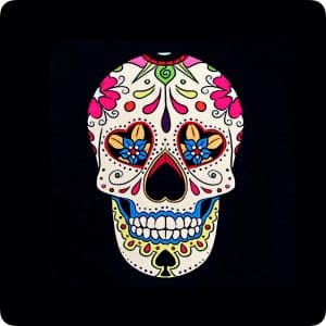 Sugar Skull Voodoo Coaster