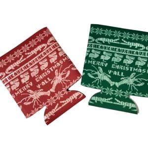 Cajun Christmas Sweater Koozies
